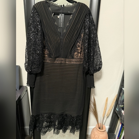 Tadashi Shoji Nyssa floral-lace dress - Picture 7 of 9